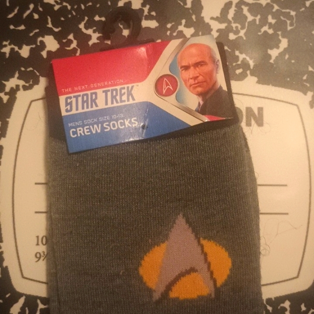 Men's Star Trek crew socks
